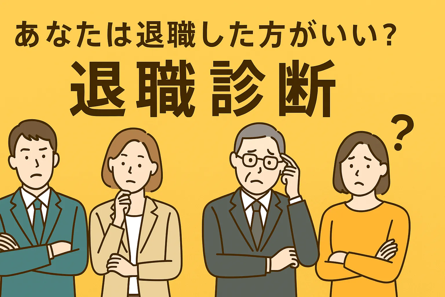 退職診断のキービジュアル
