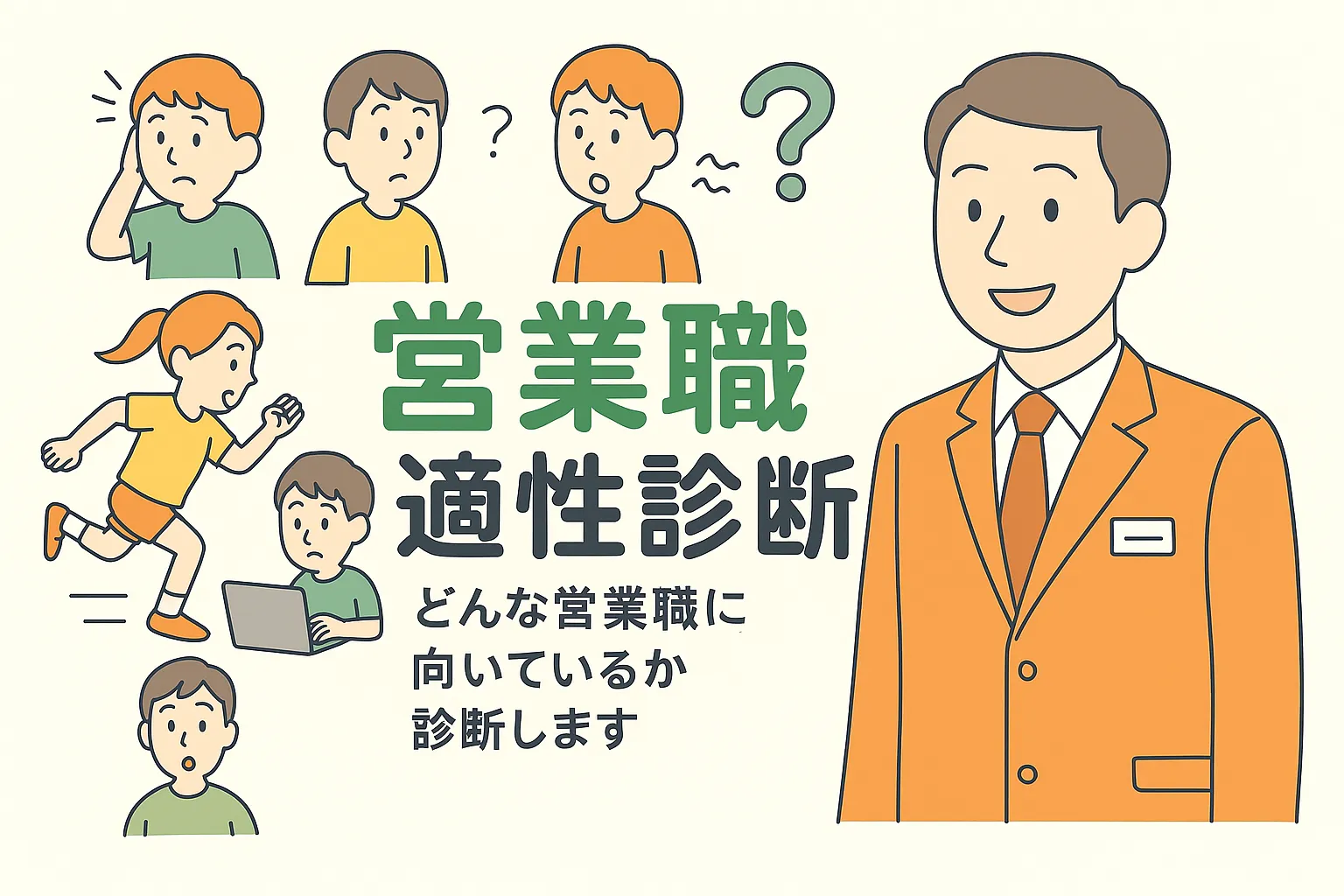 営業職種診断のキービジュアル